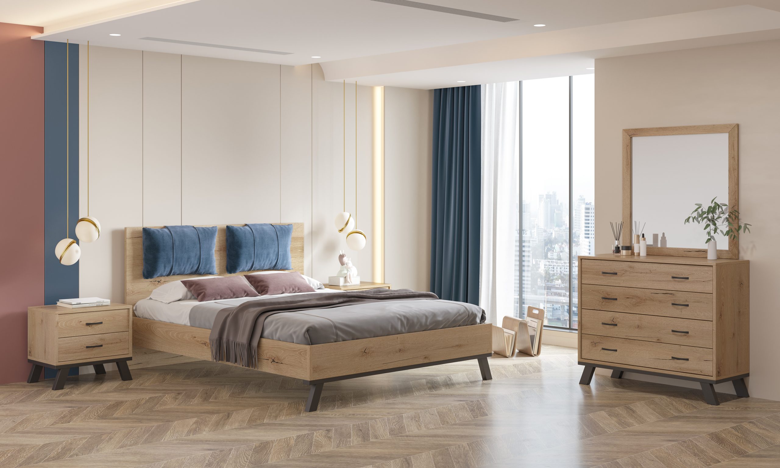 bed_105_meli_00000.jpg ΚΡΕΒΑΤΙ 1106S ΓΚΡΙ ΣΚΟΥΡΟ ΥΦΑΣΜΑ ΝΕΟ ΚΑΡΥΔΙ - Image 1